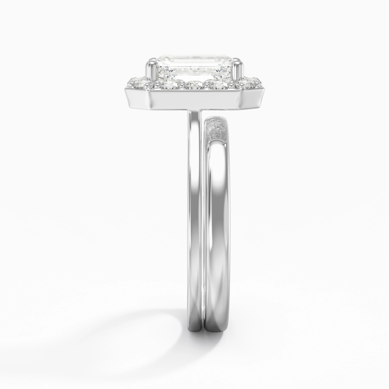 Plated Art Deco Bridal Set