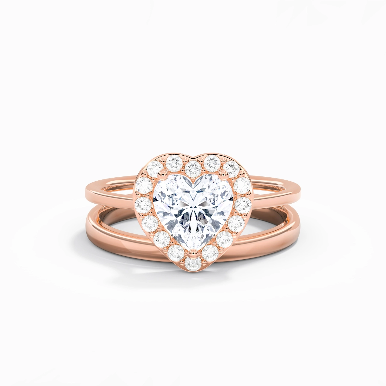 Plated Art Deco Bridal Set