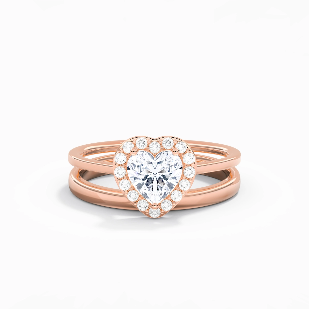 Plated Art Deco Bridal Set
