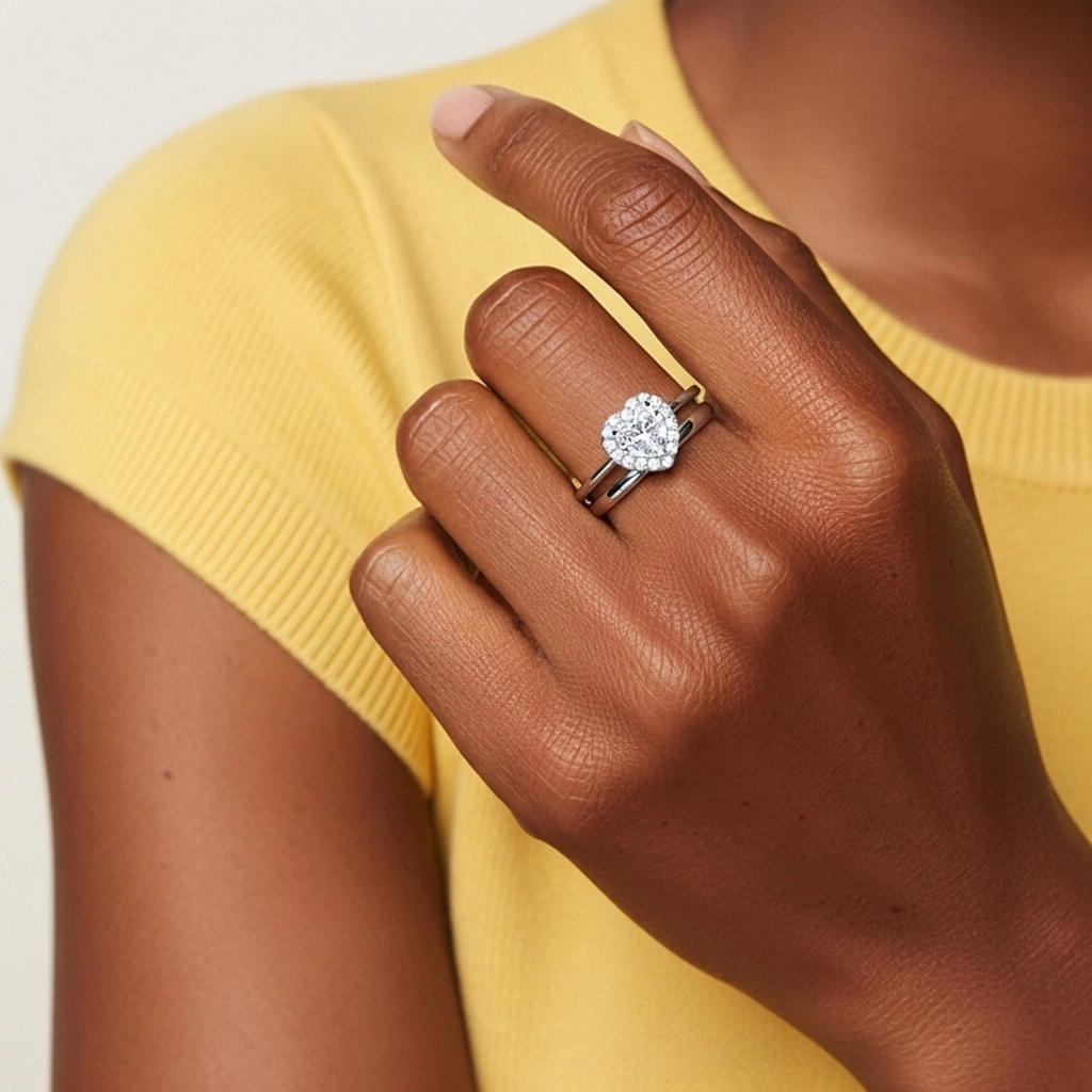 Plated Art Deco Bridal Set