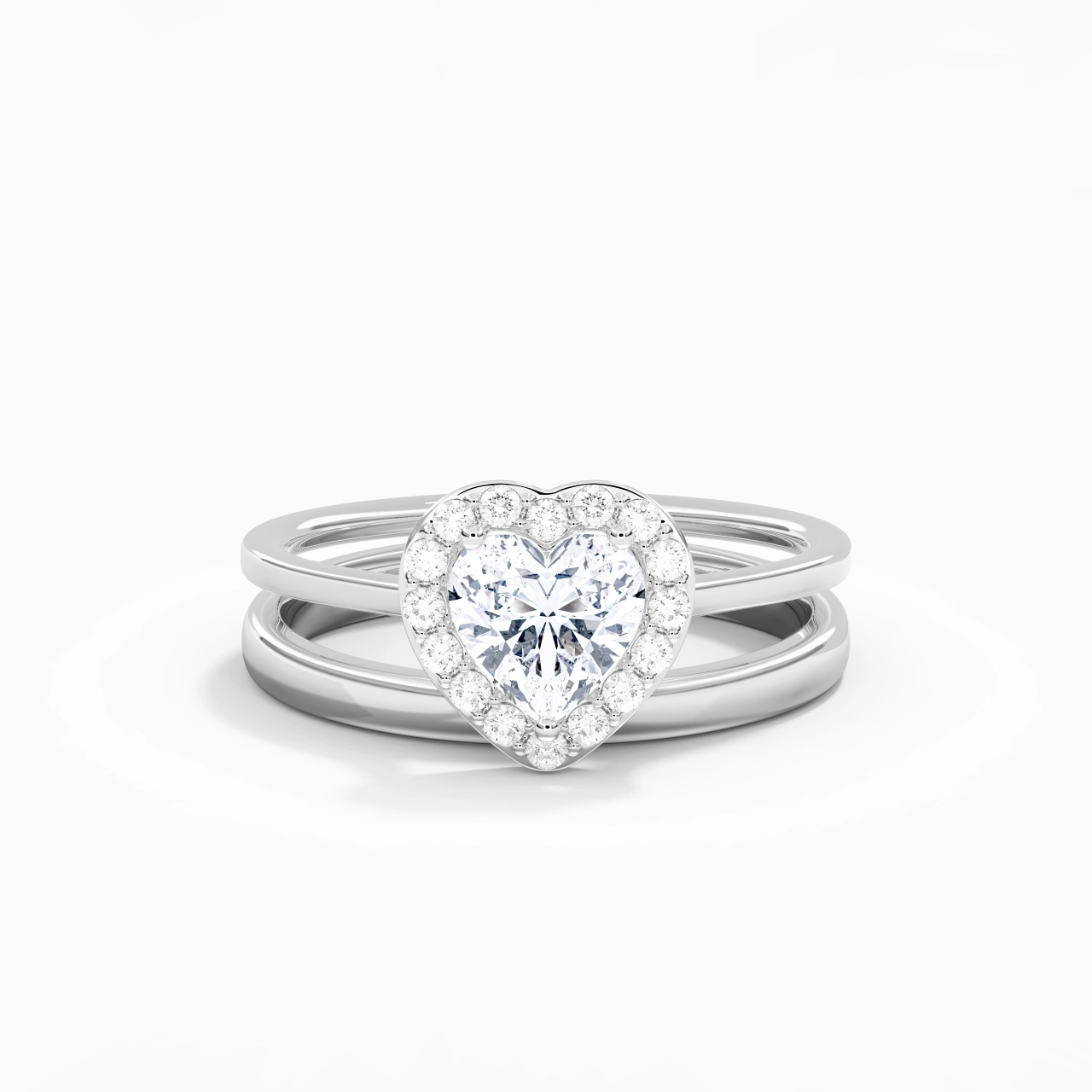 Plated Art Deco Bridal Set