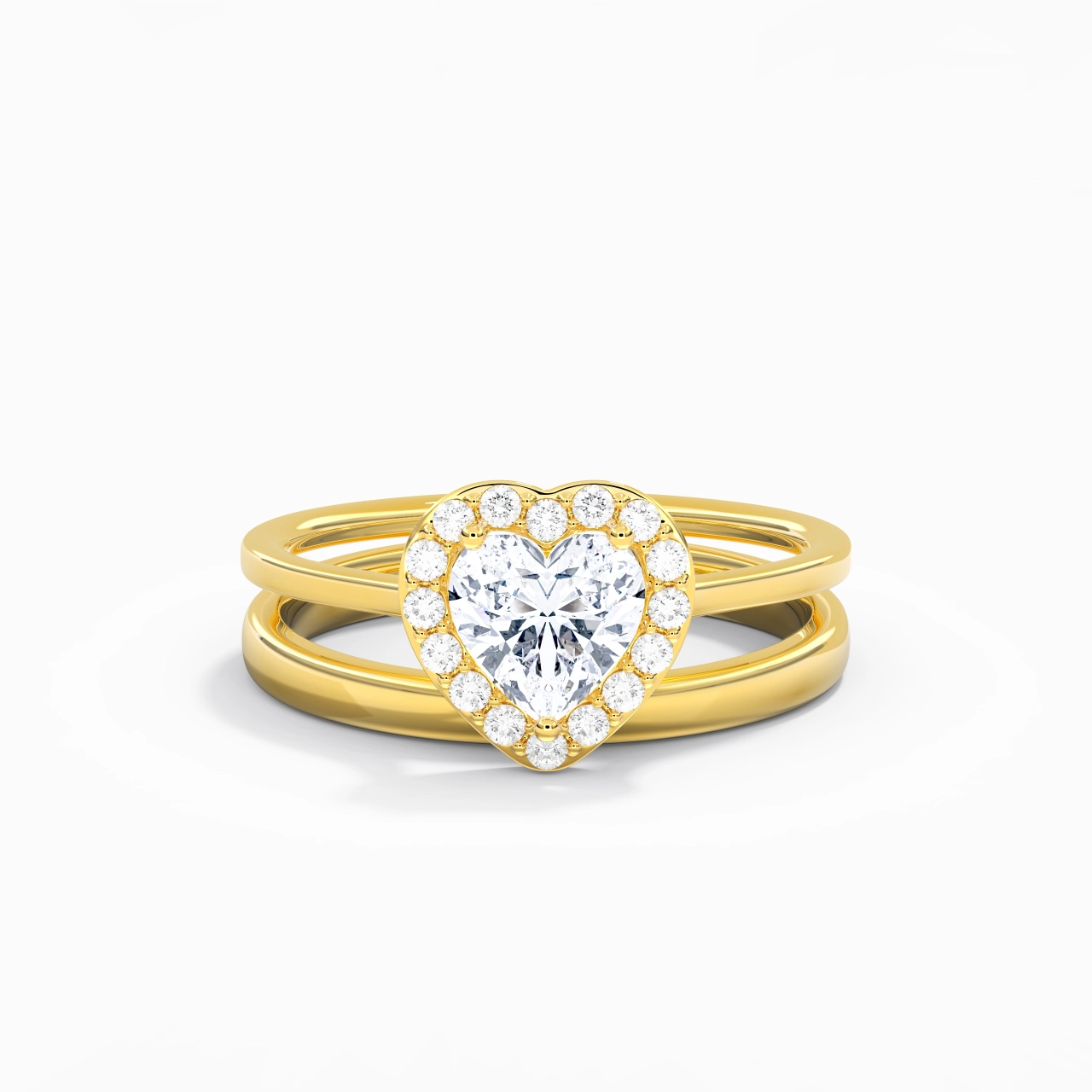 Plated Art Deco Bridal Set