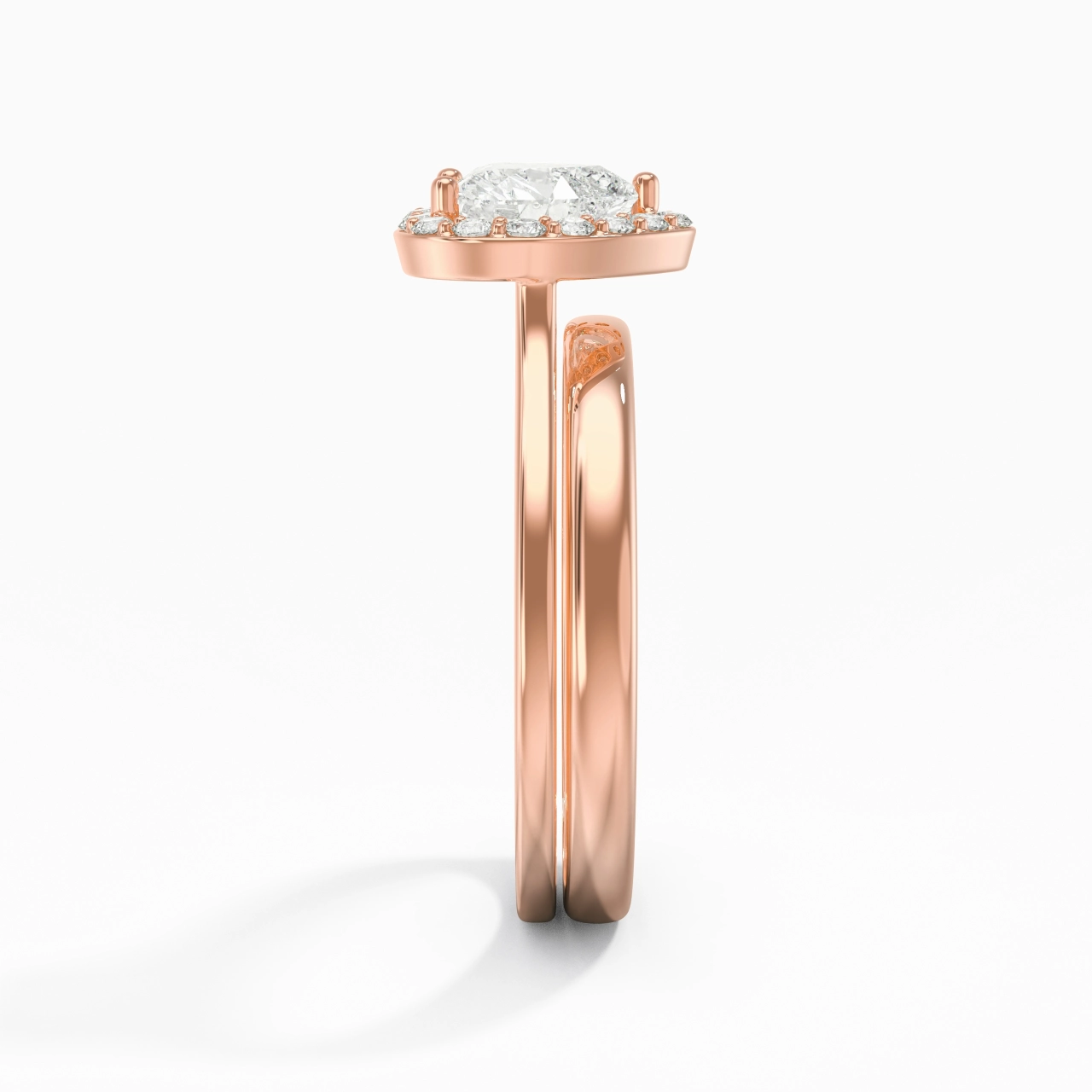 Plated Art Deco Bridal Set