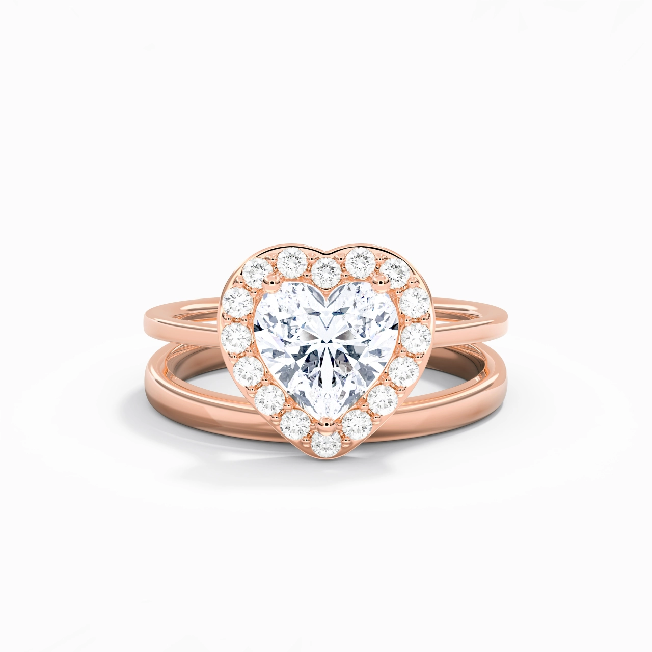 Plated Art Deco Bridal Set
