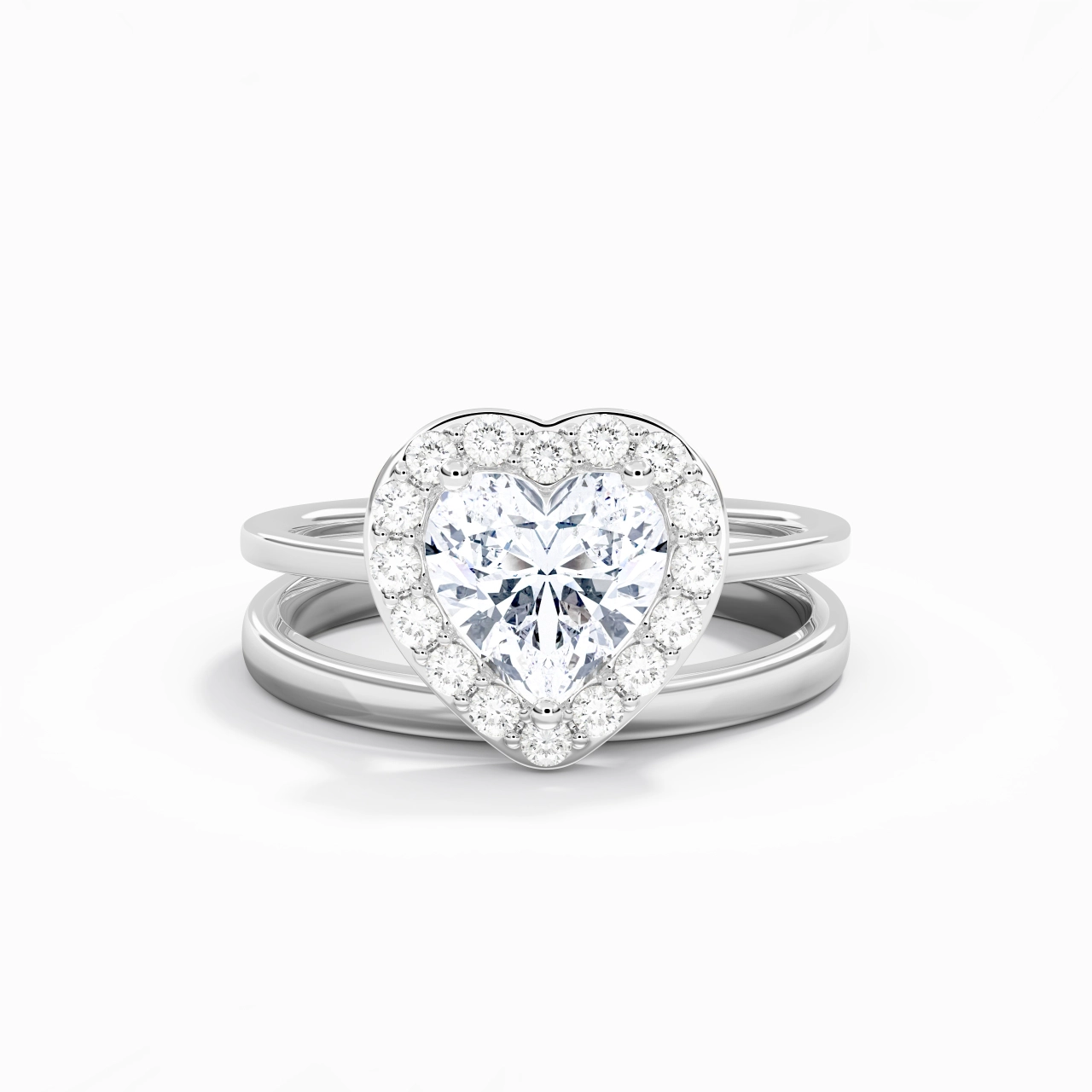 Plated Art Deco Bridal Set