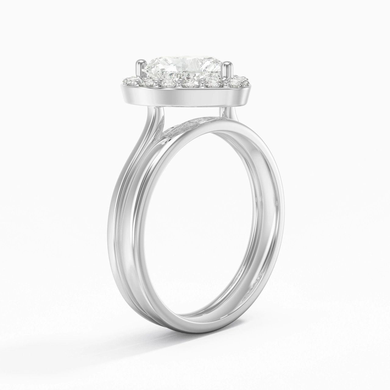 Plated Art Deco Bridal Set