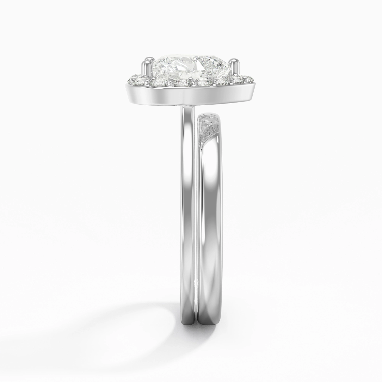 Plated Art Deco Bridal Set