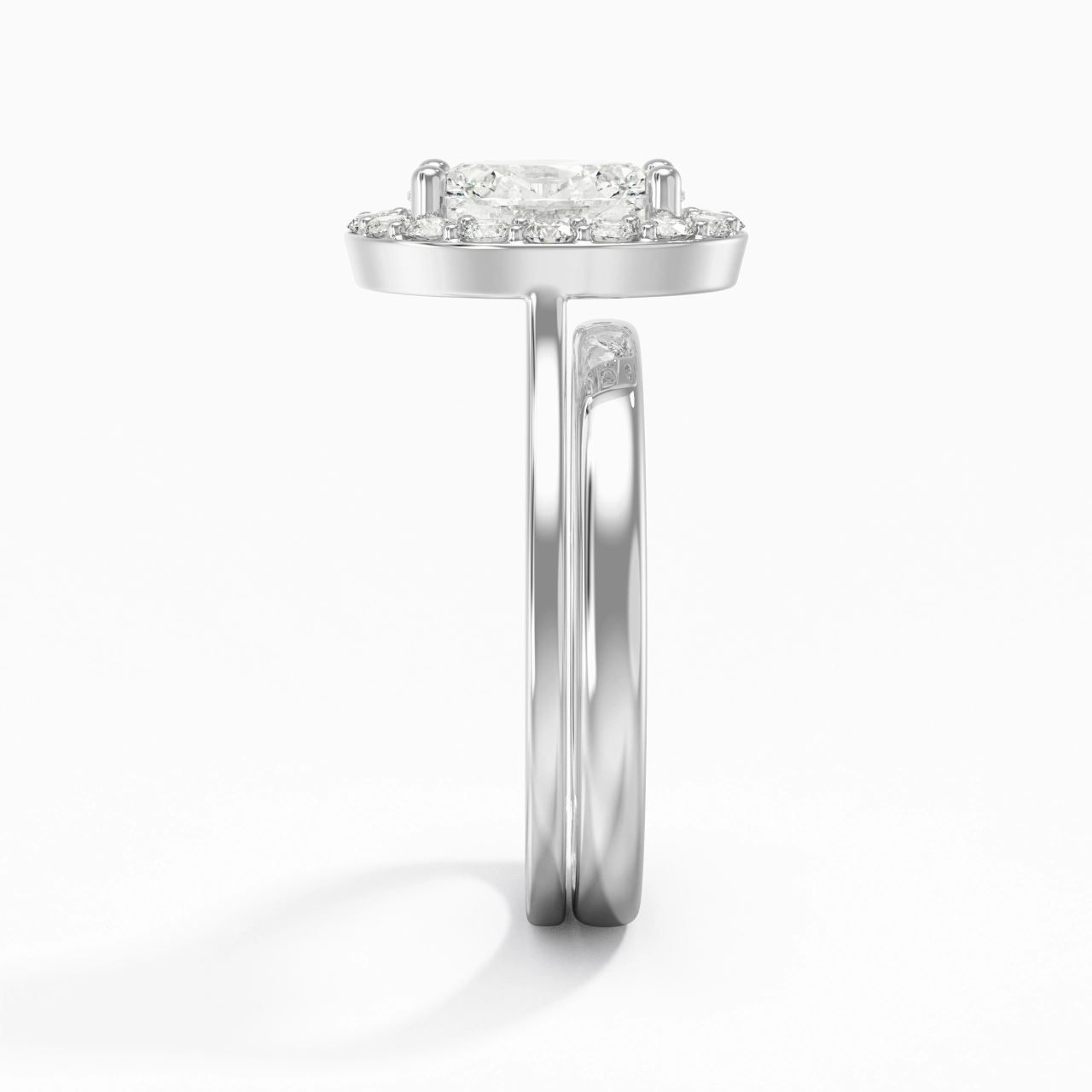Plated Art Deco Bridal Set