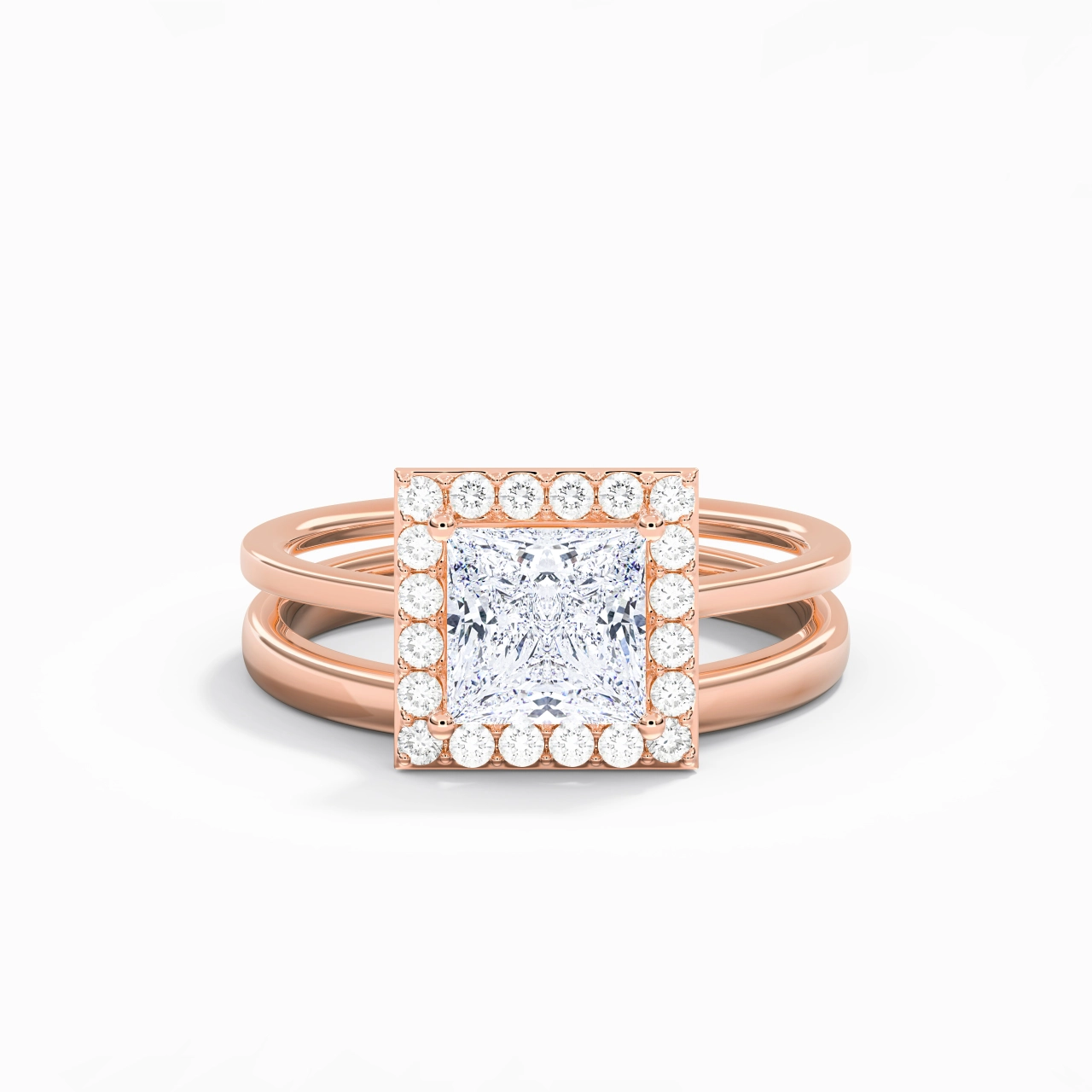 Plated Art Deco Bridal Set
