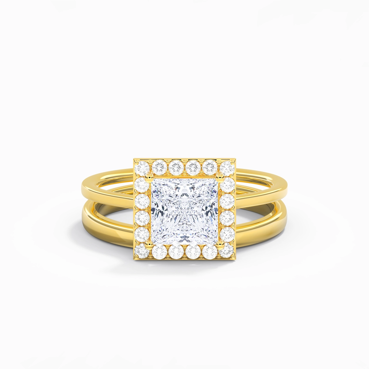 Plated Art Deco Bridal Set