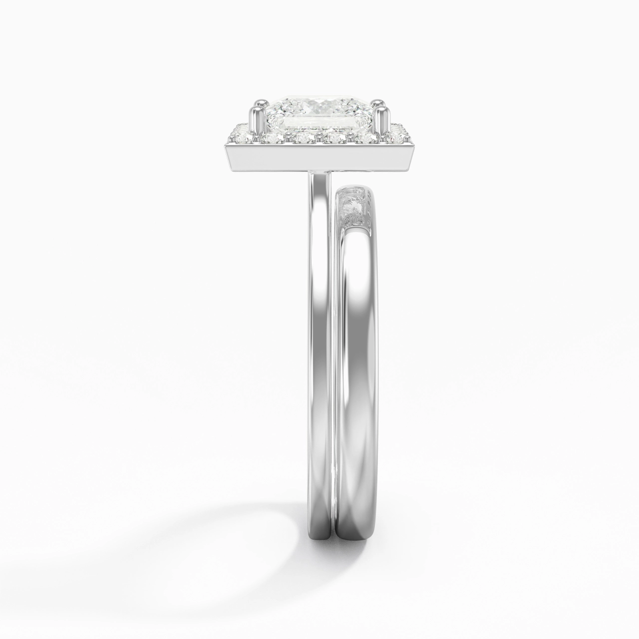 Plated Art Deco Bridal Set