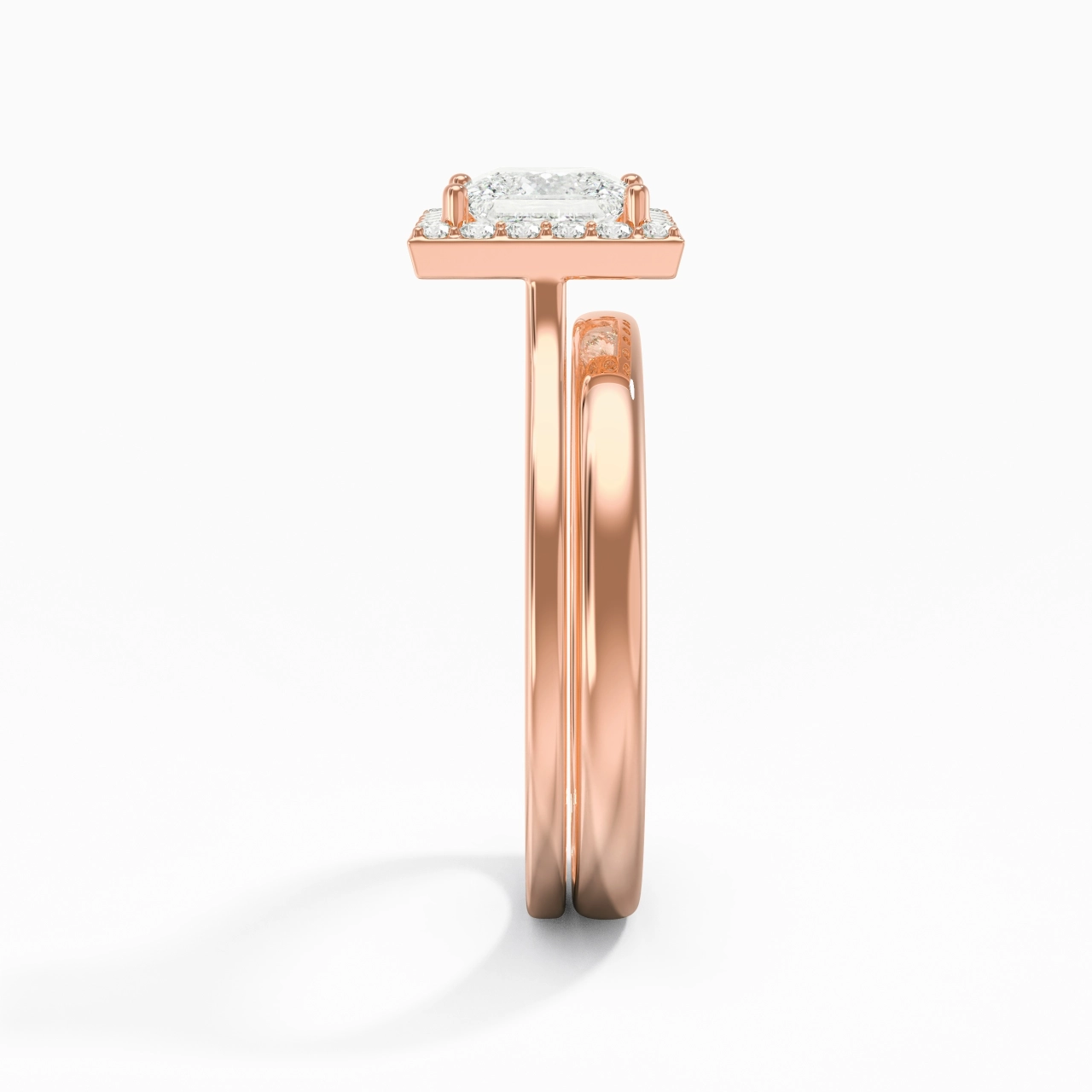 Plated Art Deco Bridal Set