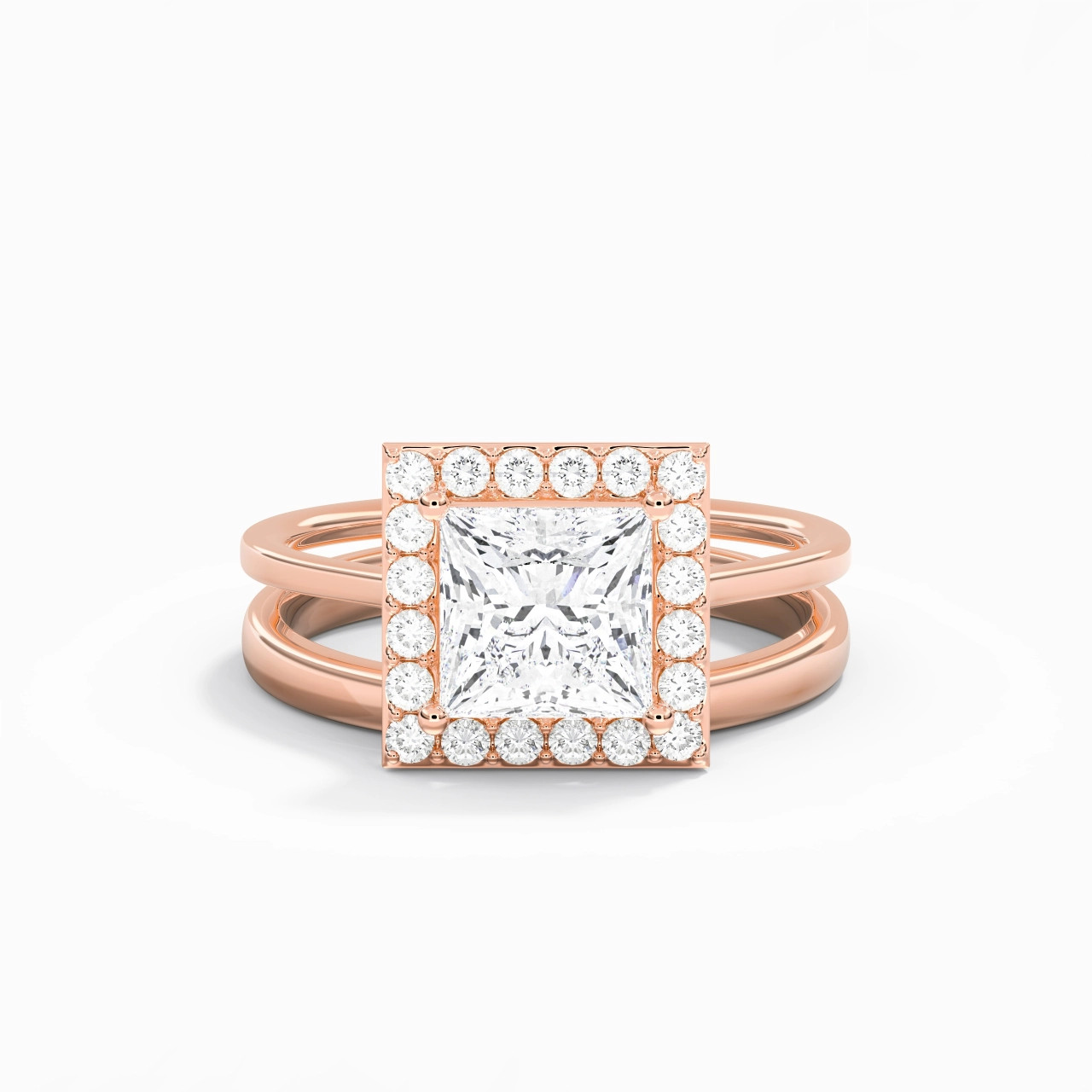 Plated Art Deco Bridal Set
