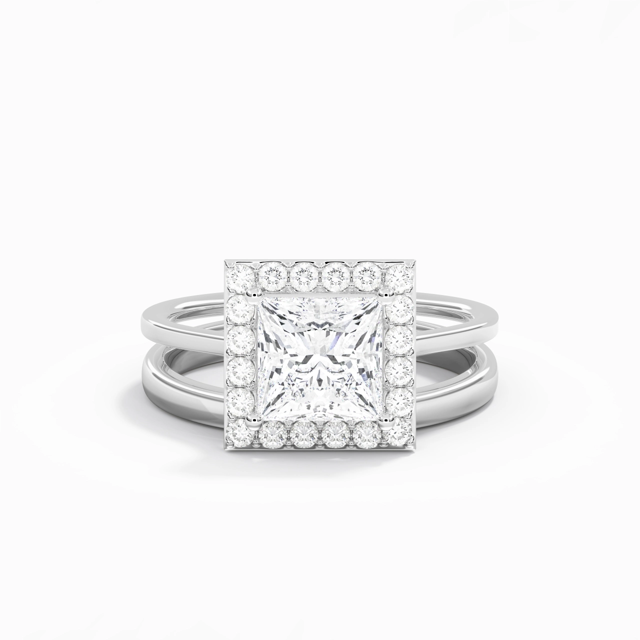 Plated Art Deco Bridal Set