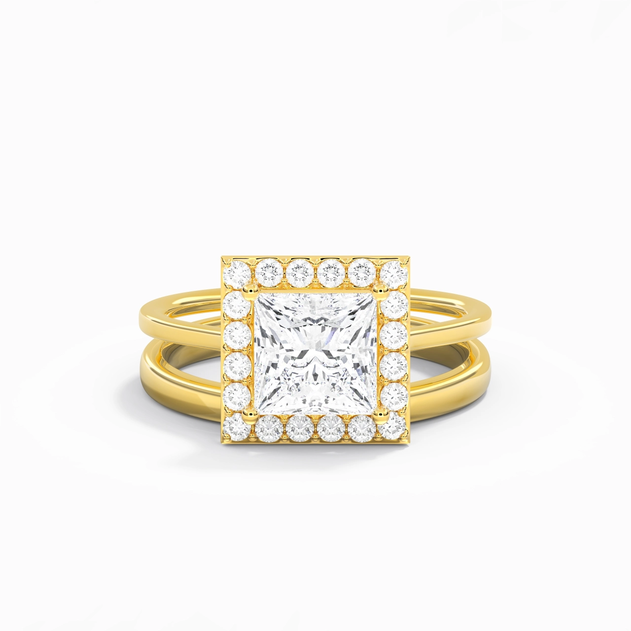 Plated Art Deco Bridal Set