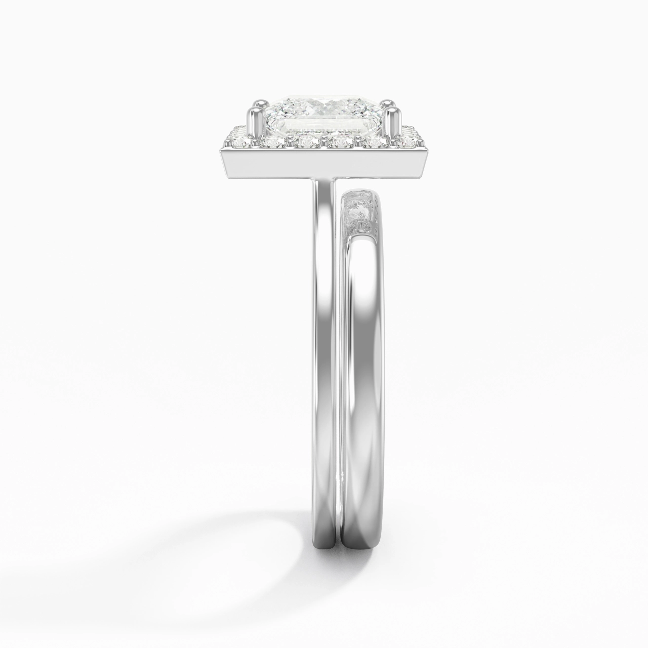 Plated Art Deco Bridal Set