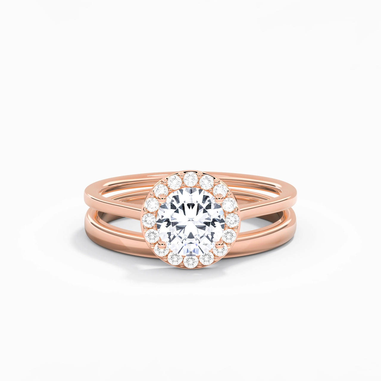 Plated Art Deco Bridal Set