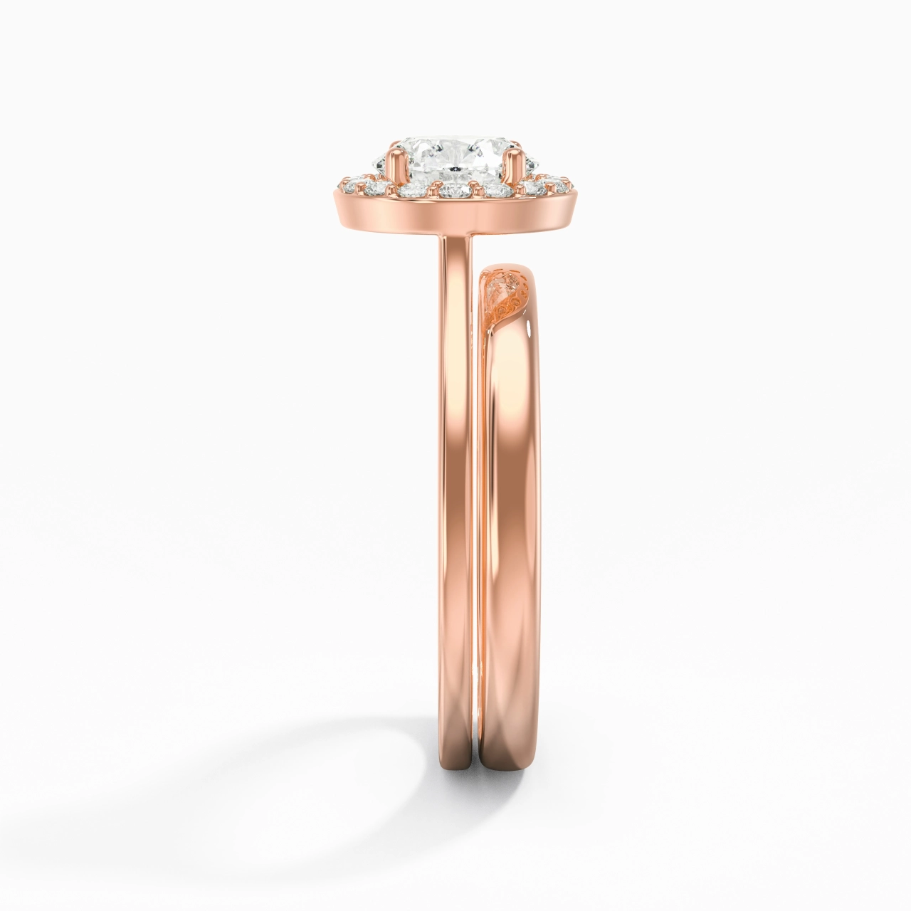 Plated Art Deco Bridal Set