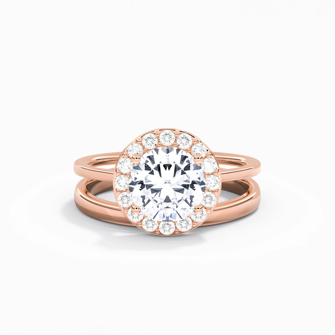 Plated Art Deco Bridal Set