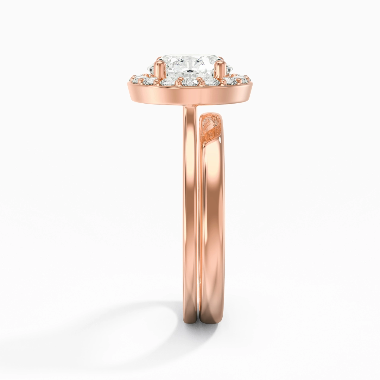 Plated Art Deco Bridal Set