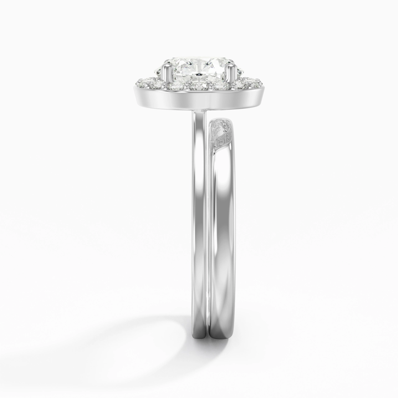 Plated Art Deco Bridal Set