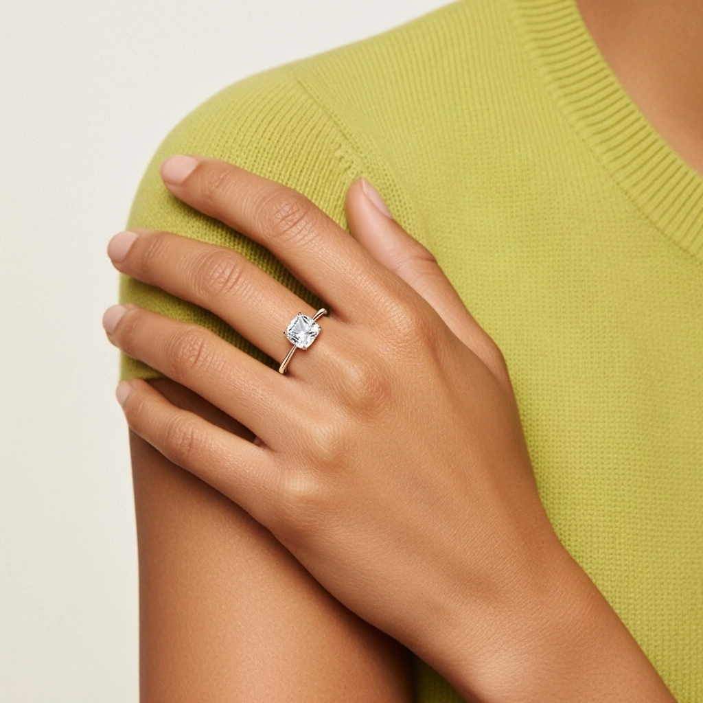 Classic Cushion Cut Engagement Ring