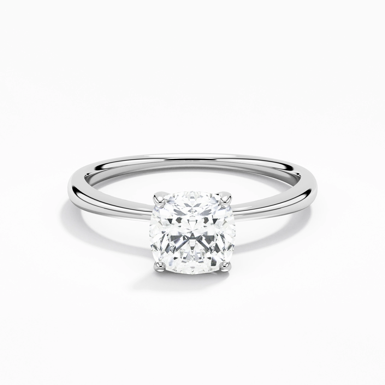 Classic Cushion Cut Engagement Ring