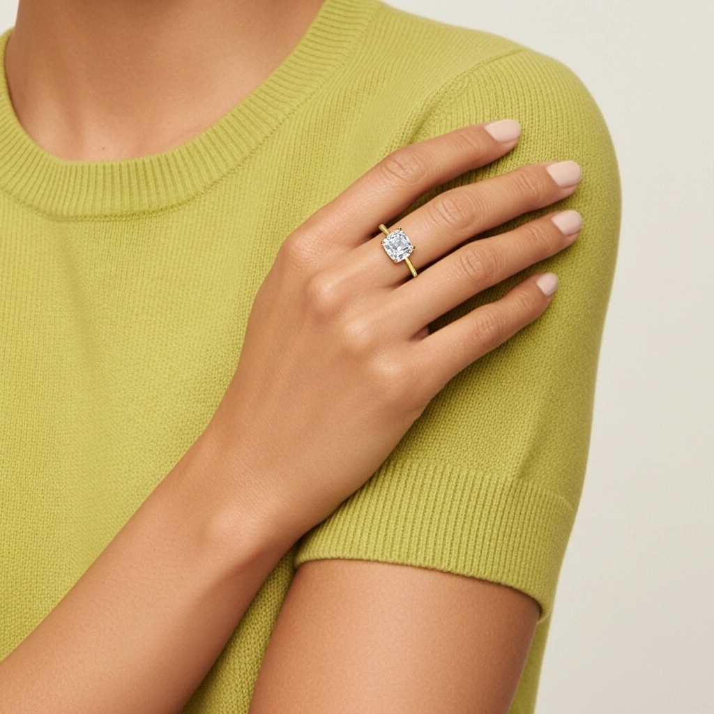 Classic Cushion Cut Engagement Ring