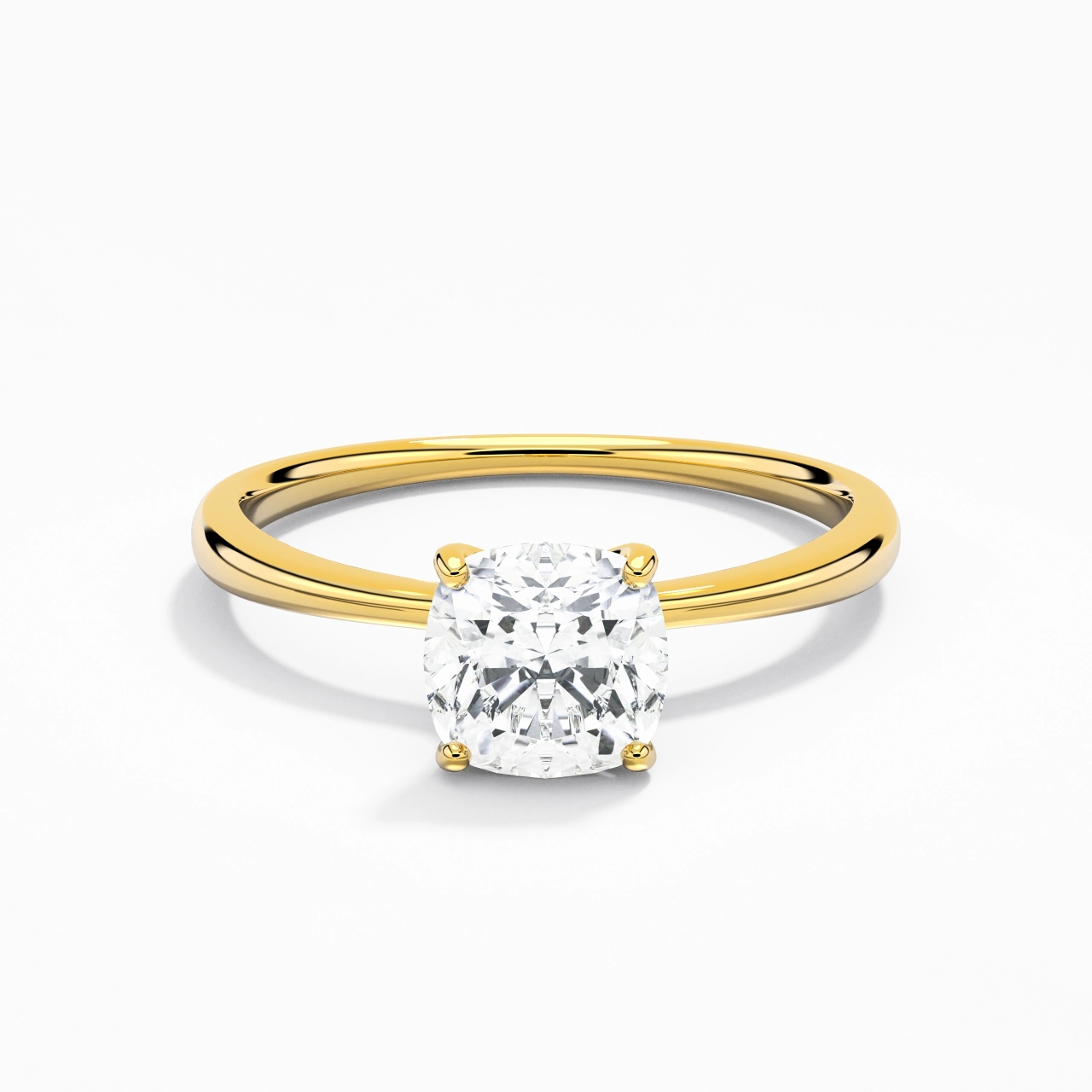 Classic Cushion Cut Engagement Ring