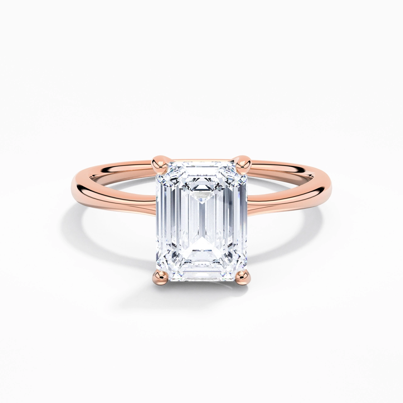 Classic Emerald Cut Engagement Ring