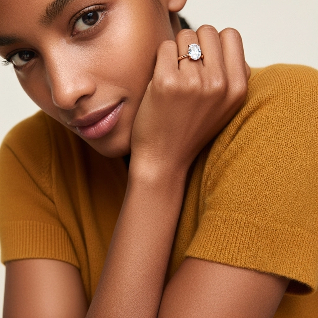 Classic Oval Cut Engagement Ring