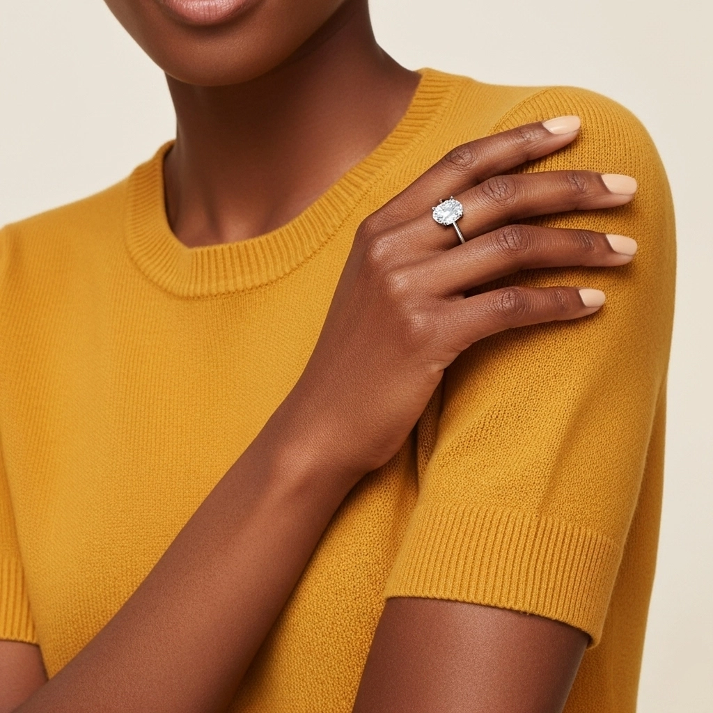 Classic Oval Cut Engagement Ring