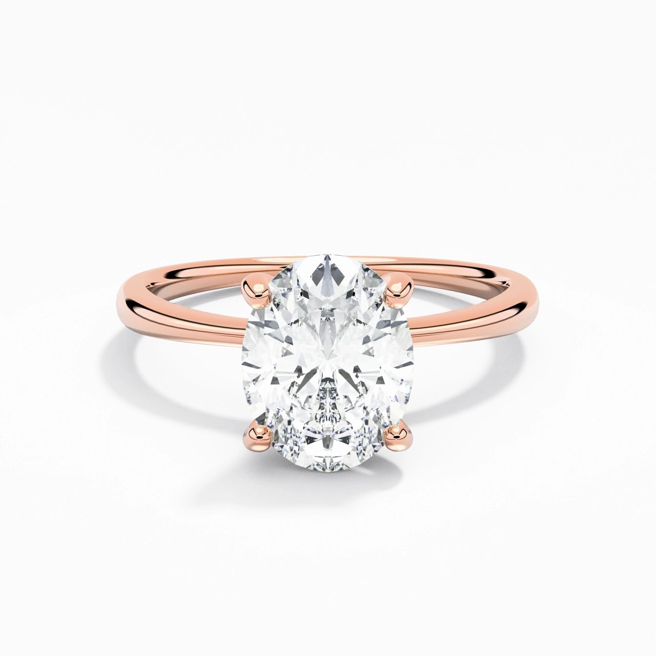 Classic Oval Cut Engagement Ring