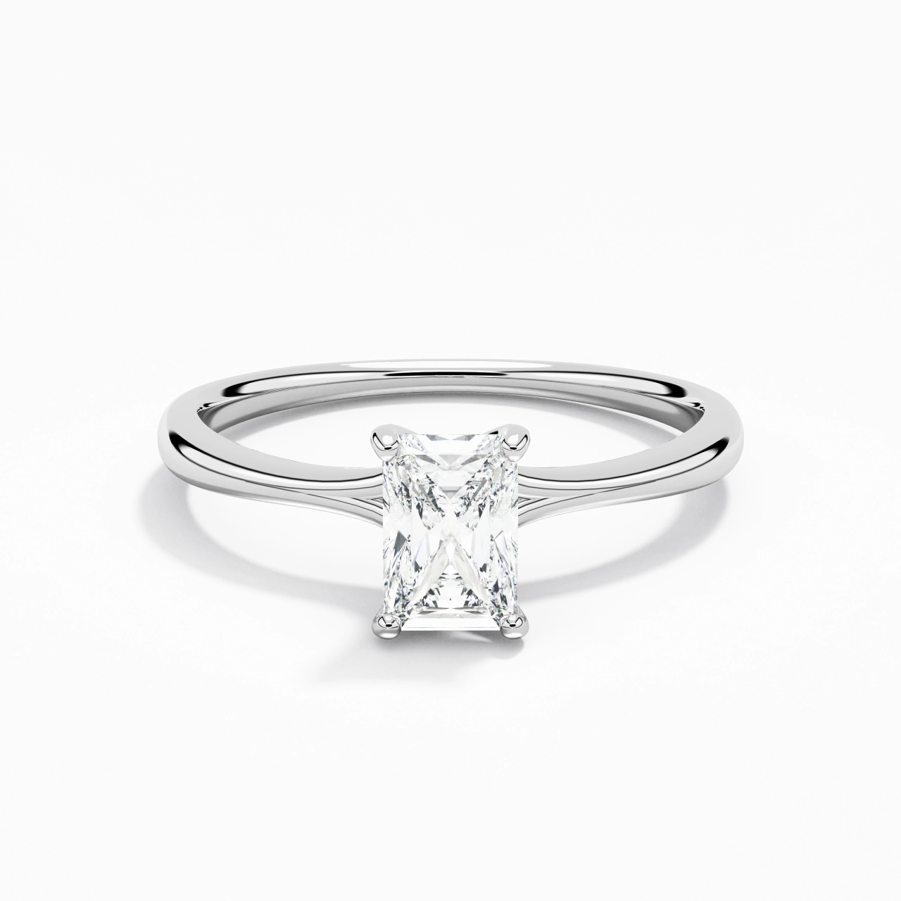 Classic Radiant Cut Engagement Ring