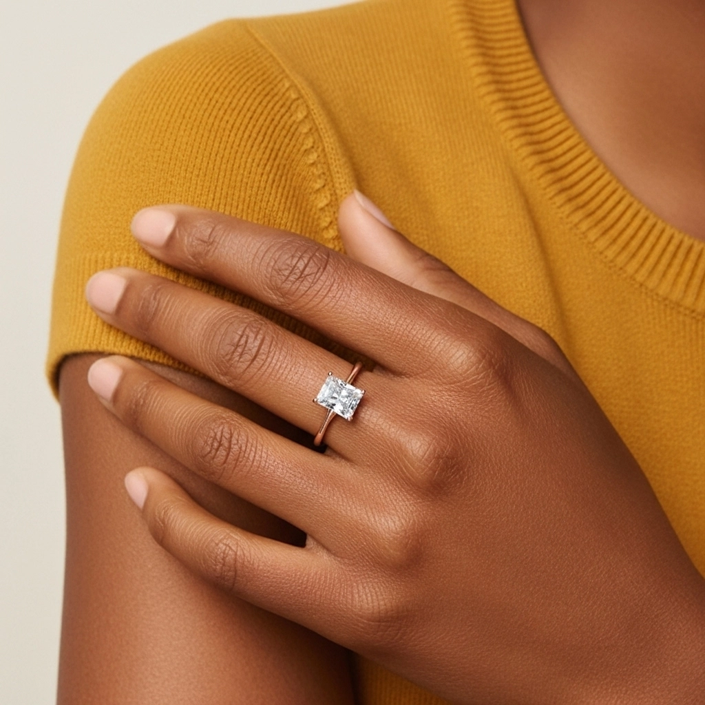 Classic Radiant Cut Engagement Ring