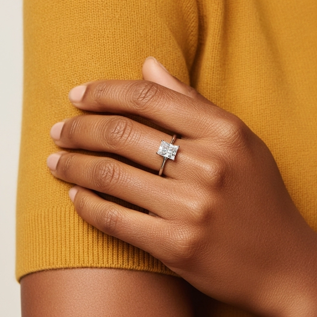 Classic Radiant Cut Engagement Ring