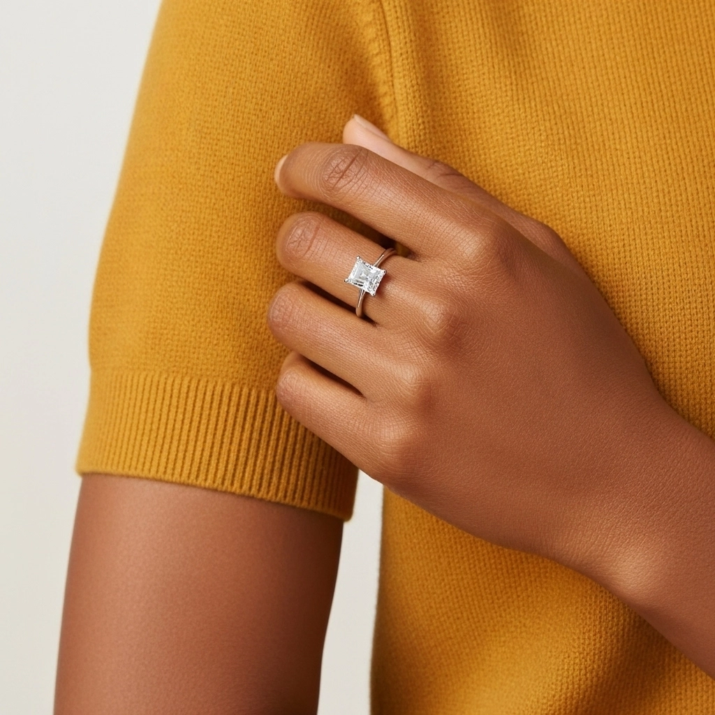 Classic Radiant Cut Engagement Ring