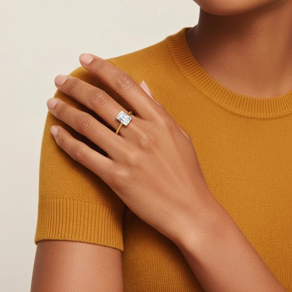 Classic Radiant Cut Engagement Ring