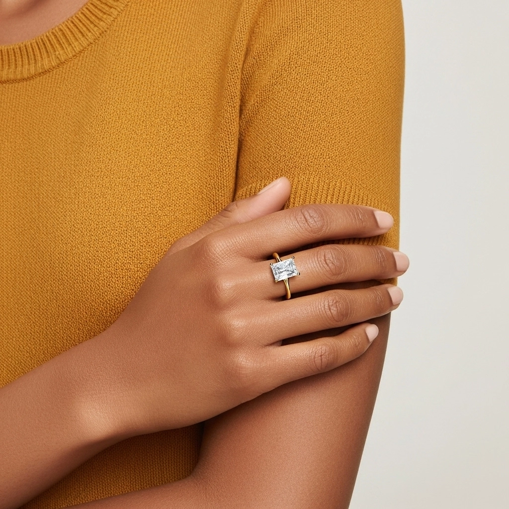 Classic Radiant Cut Engagement Ring