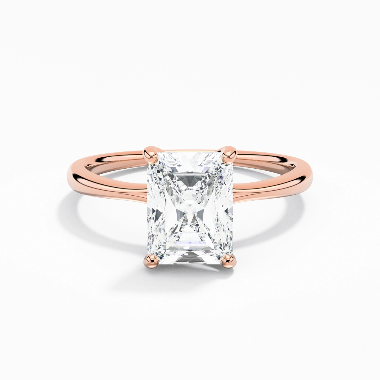 Classic Radiant Cut Engagement Ring