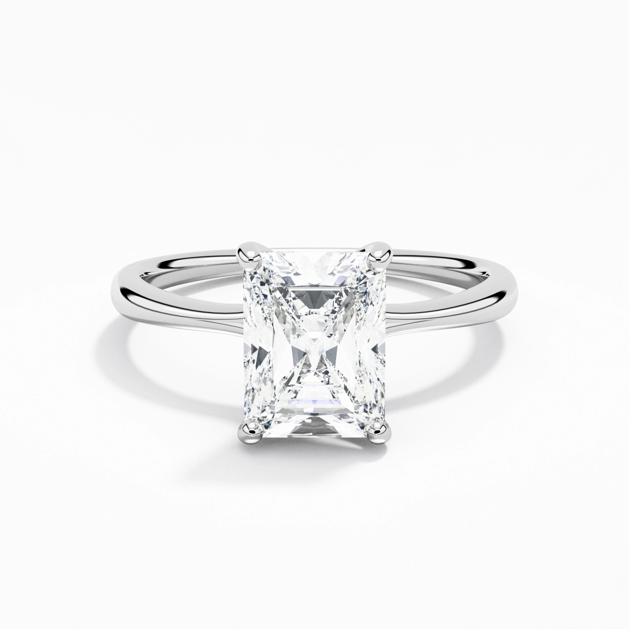 Classic Radiant Cut Engagement Ring