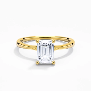 Classic Emerald Cut Engagement Ring