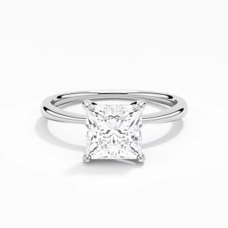 Classic Princess Cut Engagement Ring