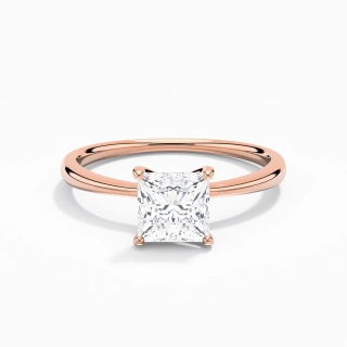 Classic Princess Cut Engagement Ring