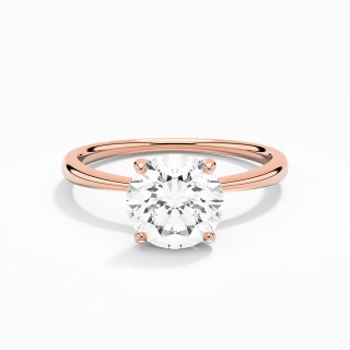 Classic Round Cut Engagement Ring