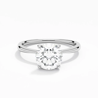 Classic Round Cut Engagement Ring