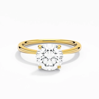 Classic Round Cut Engagement Ring