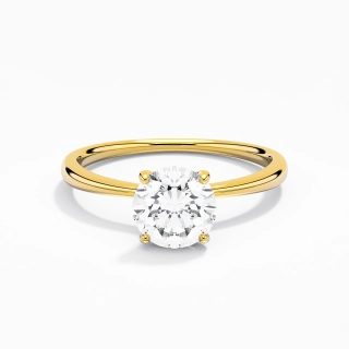 Classic Round Cut Engagement Ring