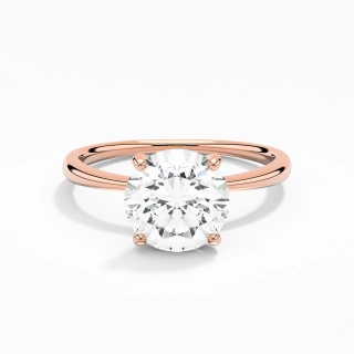 Classic Round Cut Engagement Ring