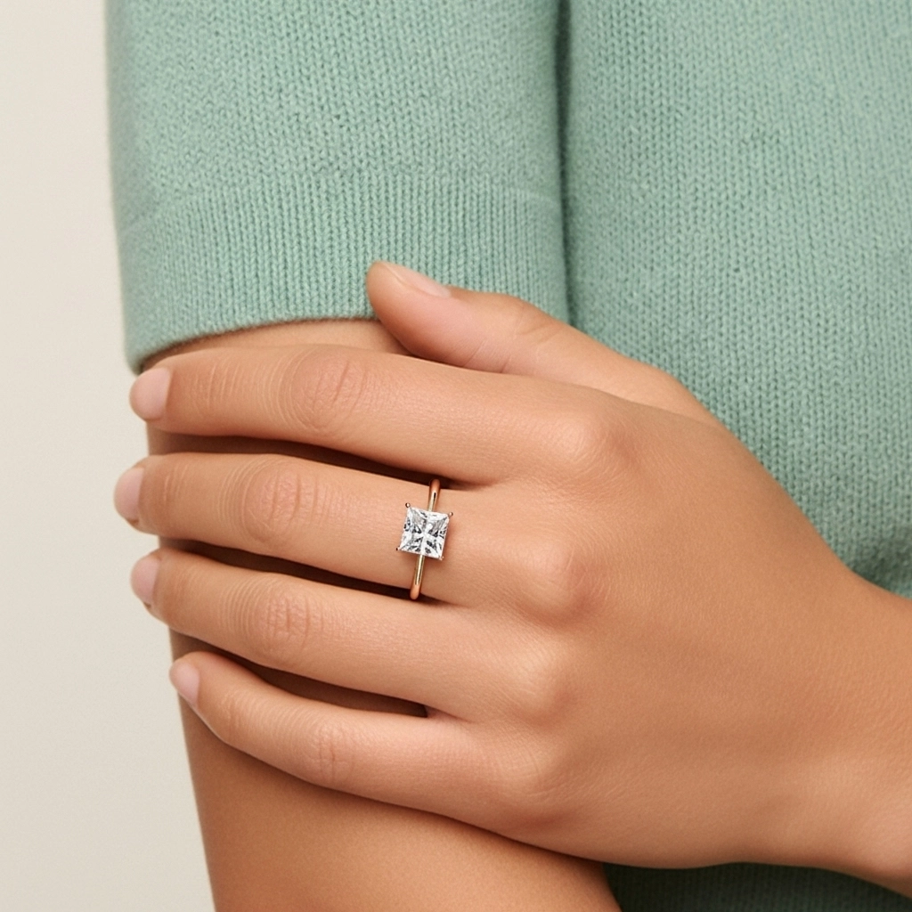 Classic Princess 2.00ct Cubic Zirconia Engagement Ring